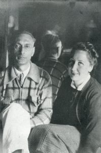 Pimentel coa súa esposa, Pilar Cayón